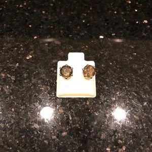 Smokey Quartz Sterling Silver Earrings